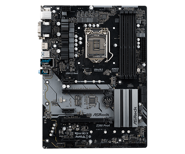 ASRock Z390 PRO4 Motherboard -